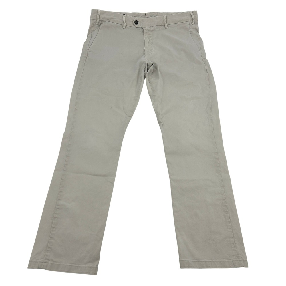Peter Millar Crown Crafted Concorde Chino Pants Mens 35 Stone Stretch Golf
